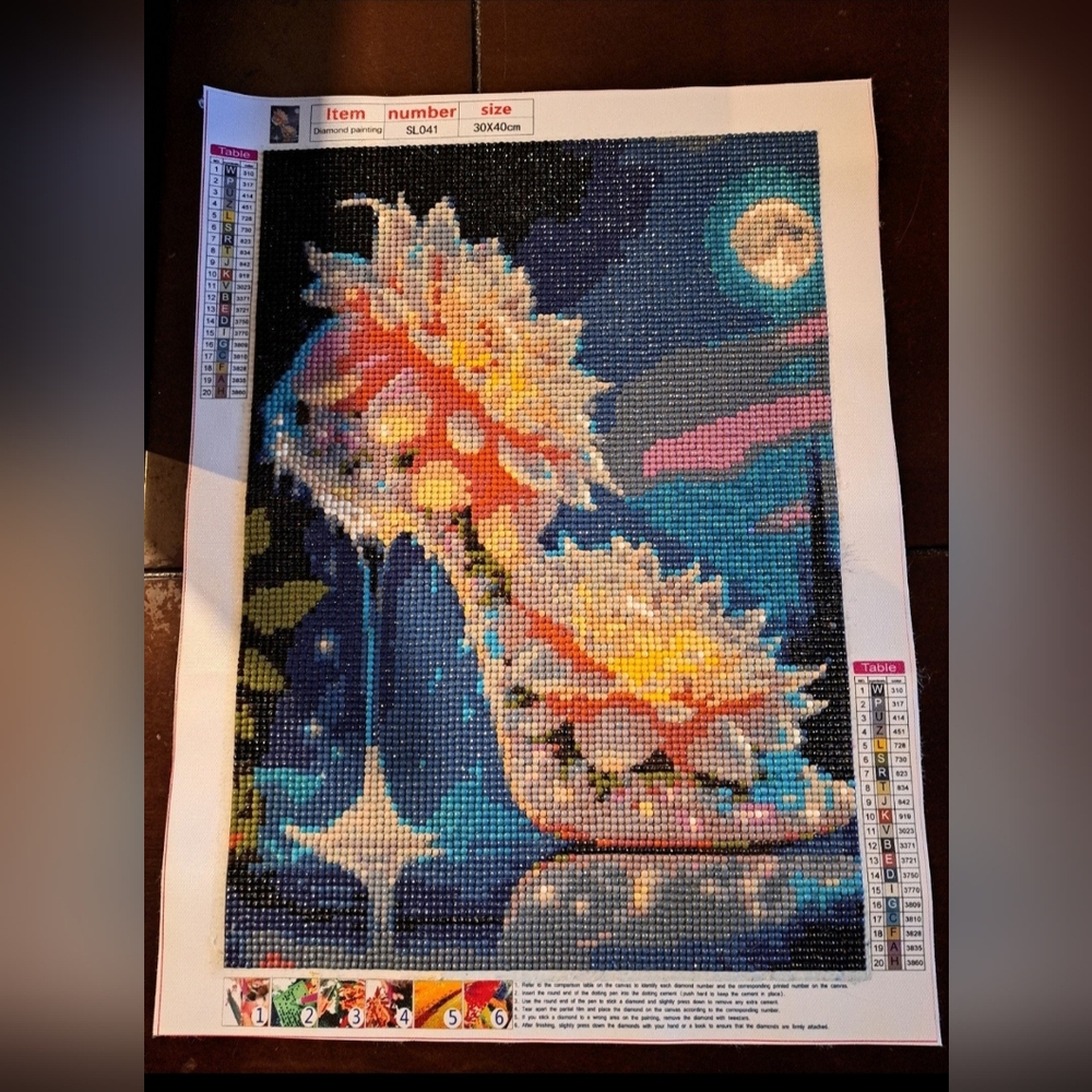 Completed Diamond Painting